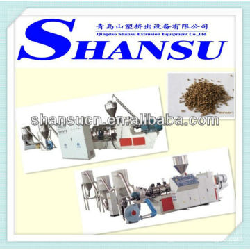 PVC And Wood Pelletizing Extruder Machine